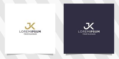 Letter Jk Logo Template