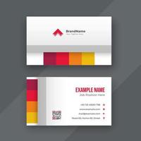 Professional business card design template vector