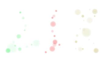 Colorful transparent bokeh lights on White. Vector Illustration. EPS10