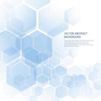 hexágono de fondo abstracto vectorial. vector