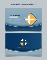 Business card template for health care vector