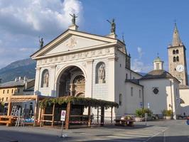 Cathedral church in Aosta photo