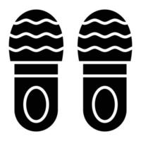 Slipper Glyph Icon vector