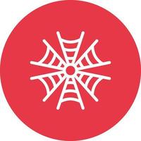 Spider Web Line Circle Background Icon vector