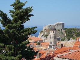 View of the city of Dubrovnik photo