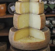 Traditional handmade cheese photo