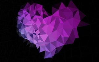 Dark Pink, Blue vector abstract polygonal layout.