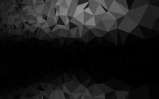 Dark Silver, Gray vector blurry triangle pattern.