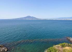 Mount Vesuvius volcano in Naples photo