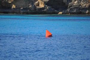 Playa de las islas Egadas en Trapani foto