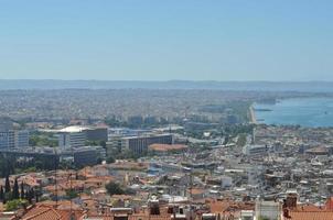 Aerial view of Thessaloniki photo