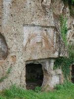 Etruscan tombs in Sutri photo