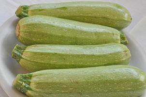 Detail of courgettes or zucchini vegetable food