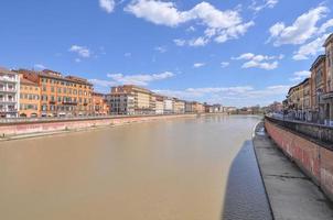 Arno river bank in Pisa photo