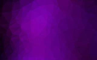 Dark Purple vector abstract polygonal texture.