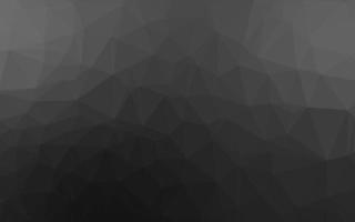 Dark Silver, Gray vector abstract polygonal texture.