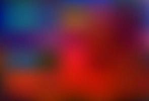 Dark Blue, Red vector glossy bokeh pattern.