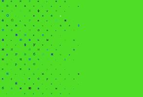 Dark purple vector texture with ABC characters.