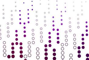 Light Purple vector pattern with spheres.