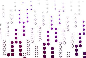 Light Purple vector pattern with spheres.