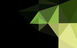 Dark Green vector abstract mosaic backdrop.