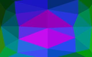 multicolor oscuro, vector de arco iris brillante patrón triangular.