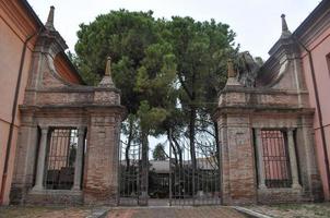 View of Rimini old city centre photo