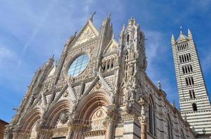 Cathedral church in Siena photo