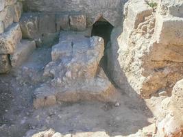 ruinas romanas en porto torres foto