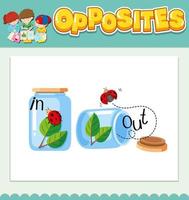 Opposite words for in and out vector