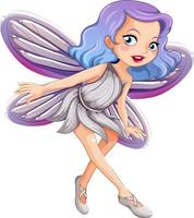 Beauty fairy on a white background vector