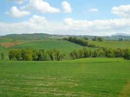 The hills in Siena photo