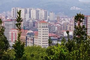 cityscape from Bilbao city, Spain, travel destinations photo