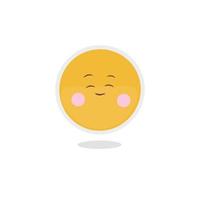 Cute emoji vector