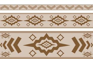 brown retro Abstract american ethnic geometric pattern design for background or wallpaper. flower fabric pattern vector illustration