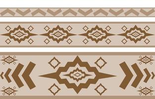 brown retro Abstract american ethnic geometric pattern design for background or wallpaper. flower fabric pattern vector illustration