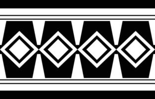 Black and white Abstract ethnic geometric pattern design for background or wallpaper. fabric pattern vector illustration