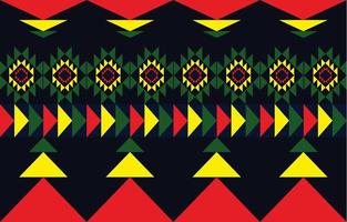 colorful Abstract african ethnic geometric pattern design for background or wallpaper. fabric pattern vector illustration