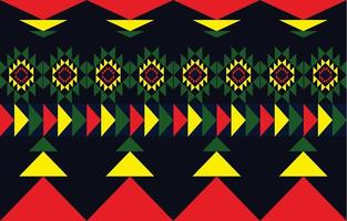 colorful Abstract african ethnic geometric pattern design for background or wallpaper. fabric pattern vector illustration