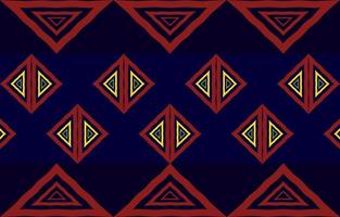 red and dark blue Abstract african ethnic geometric pattern design for background or wallpaper. fabric pattern vector illustration