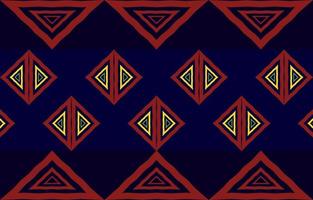 red and dark blue Abstract african ethnic geometric pattern design for background or wallpaper. fabric pattern vector illustration