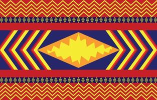 colorful Abstract african or american ethnic geometric pattern design for background or wallpaper. fabric pattern vector illustration