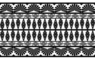 Black and white Abstract ethnic geometric pattern design for background or wallpaper. fabric pattern vector illustration