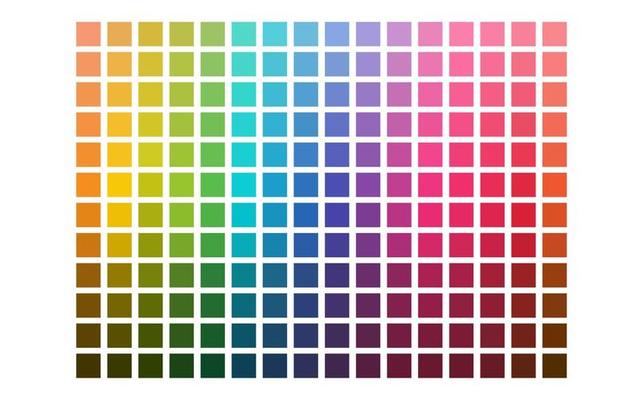 color chart designer tool texture pattern background. Color palette. Table  color shades. Color harmony. Trend colors. Vector illustration isolated on  white background 6892373 Vector Art at Vecteezy