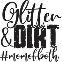 Glitter and Dirt vector