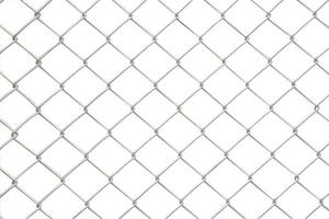 wire fence isolated on white for backgrounds texture photo