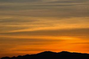 Beautiful sky at sunrise Natural background photo