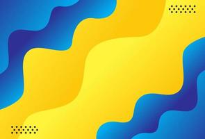 diseño de fondo de estilo abstracto en colores amarillo y azul. diseños para plantillas de banner, papel tapiz y portada. vector