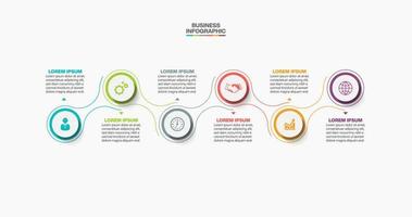 Presentation business infographic template vector