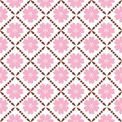 Vector seamless pattern. Weaving Pattern square more frequent, Vector seamless pattern. Modern stylish texture. Trendy graphic design for out clothes test equipment, interior, wallpaper pink flowers